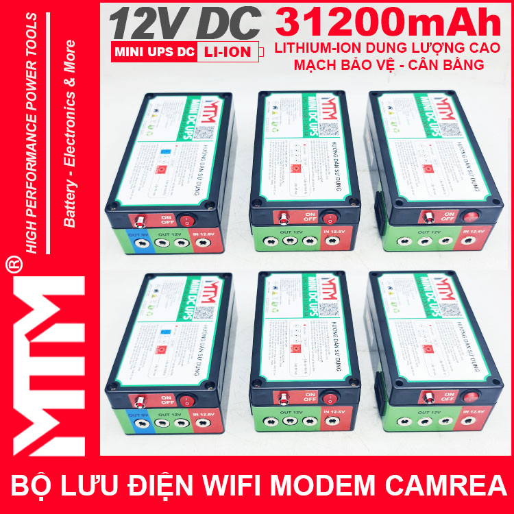 gia ban nguon du phong wifi modem camera USB9V12V 5A 31200mah led bao vont