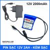 Pin 12v 2000mah Kem Sac