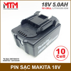 Pin Makita 18V 5.0Ah 10 cell 16