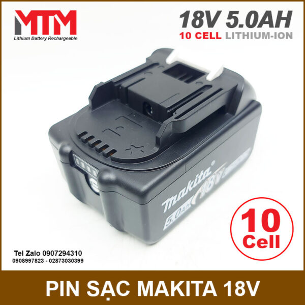 Pin Makita 18V 5.0Ah 10 cell 7