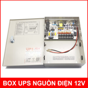 Box UPS nguồn điện dự phòng 12V 10A 9CH 14