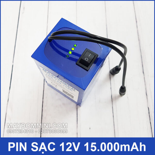 Pin sạc 12V 15Ah MAXPOWER 4