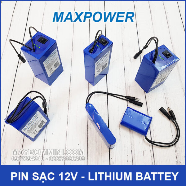 Pin sạc 12V 15Ah MAXPOWER 7