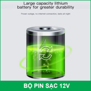 Bộ box pin sạc 12V 2600mAh 10A MTM kèm sạc 20