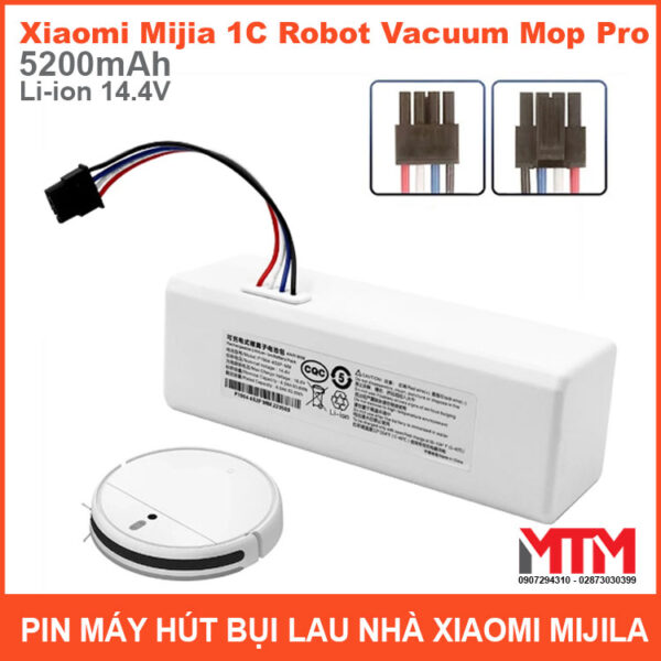 Pin robot hút bụi lau nhà Xiaomi Mijia 1C STYTJ01ZHM - 14.4V 5200mAh 3