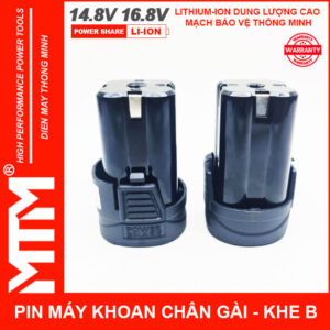 Pin 16.8V 2000mAh 4 cell thiết bị cầm tay - chuẩn khe pin loại B 11