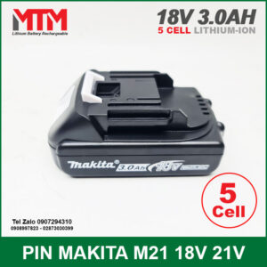 Pin Makita 18V 3.0Ah 5 cell - mạch bảo vệ 5S 80A 14