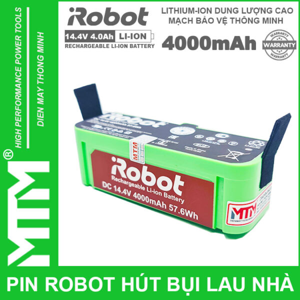 Pin robot hút bụi iRobot Roomba Seri - 14.4V 4000mAh new 3