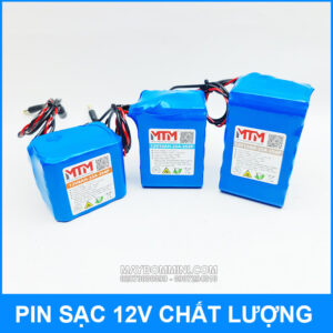 Pin sạc 12V 8Ah 25A 3S MTM 14