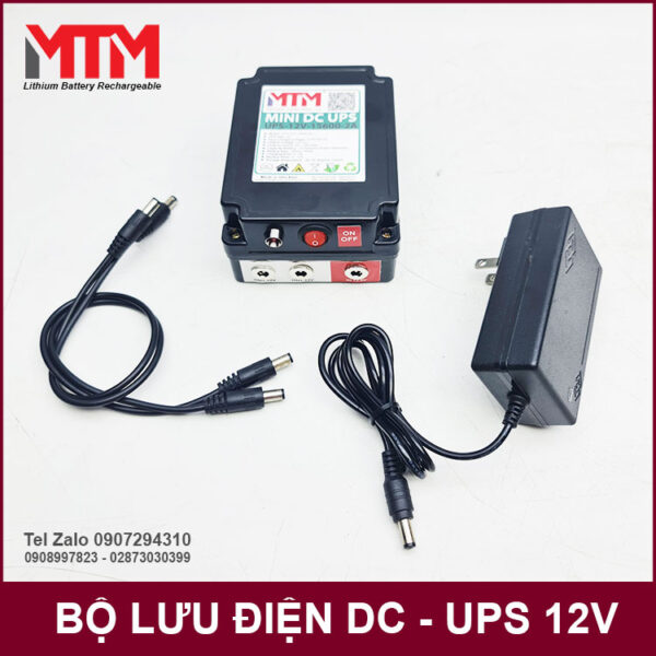 Bộ lưu điện cho camera wifi modem đèn DC 12V 15600mAh MTM 4