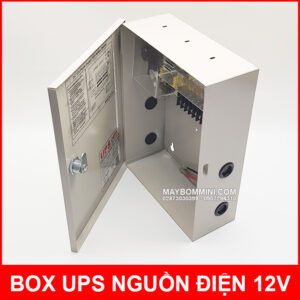 Box UPS nguồn điện dự phòng 12V 10A 9CH 11