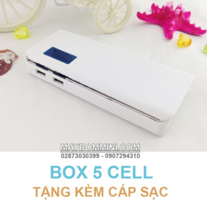 Box sạc pin dự phòng 5 cell 23