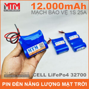 Pin đèn năng lượng mặt trời 3.2V 12Ah MTM 13