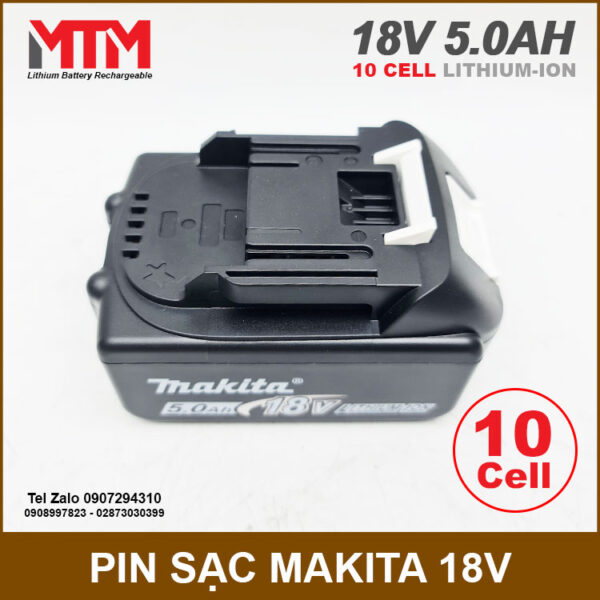 Pin Makita 18V 5.0Ah 10 cell 11