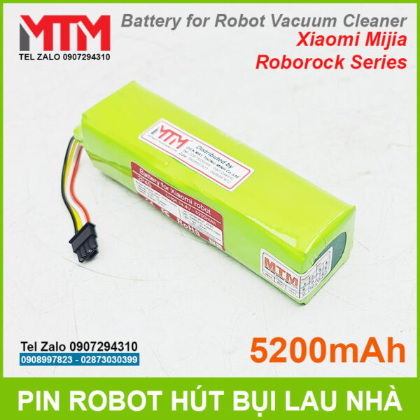 Pin robot hút bụi lau nhà Xiaomi Mijia Roborock Series - 14.4V 5200mAh 4