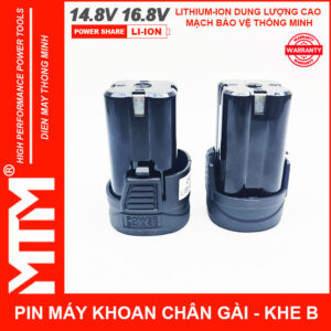 Pin 16.8V 2000mAh 4 cell thiết bị cầm tay - chuẩn khe pin loại B 12