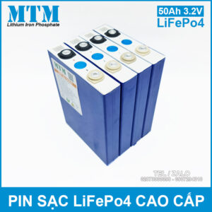 Pin sắt LiFePo4 3.2V 50Ah MTM 12