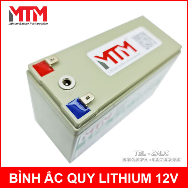 Bình ắc quy pin lithium 12V 19600mah 40A MTM 6