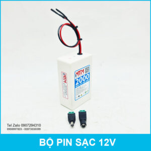 Bộ box pin sạc 12V 2000mAh 10A MTM 17