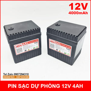 Pin sạc dự phòng 12V 4000mAh kèm sạc 13