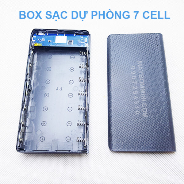 Box sạc pin dự phòng 7 cell 3