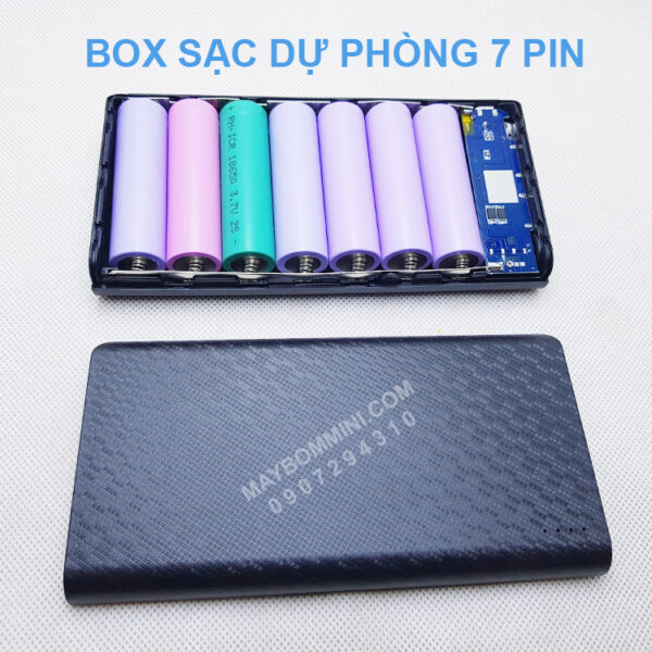 Box sạc pin dự phòng 7 cell 5