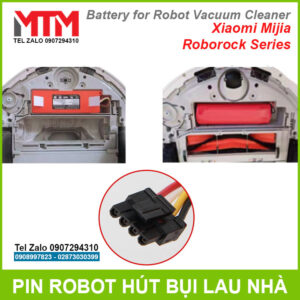 Pin robot hút bụi lau nhà Xiaomi Mijia Roborock Series - 14.4V 4400mAh 18