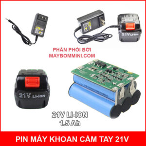 Pin máy khoan súng bắn vít 21V 1.5Ah 16