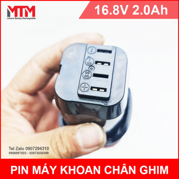 Pin máy khoan chân ghim 16.8V 2Ah 10