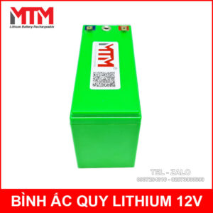 Bình ắc quy pin lithium 12V 14000mah 40A MTM kèm sạc 14