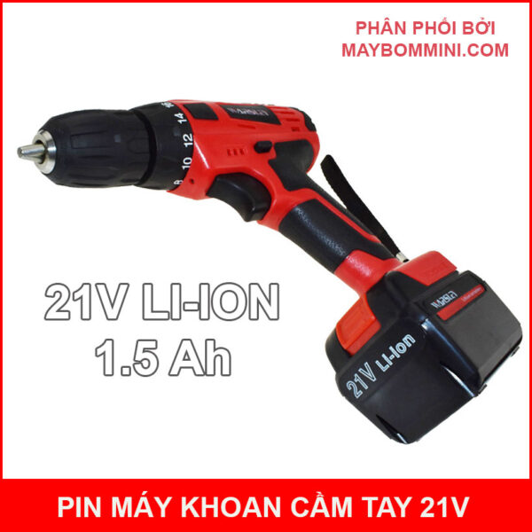 Pin máy khoan súng bắn vít 21V 1.5Ah 8