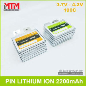 Pin lithium ion 3.7V 2200mAh 100C Smart 18