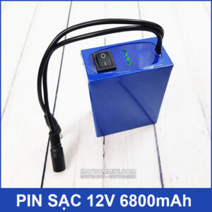 Pin sạc 12V 6800mAh MAXPOWER kèm sạc 13