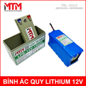 Bình ắc quy pin lithium 12V 19600mah 40A MTM 14