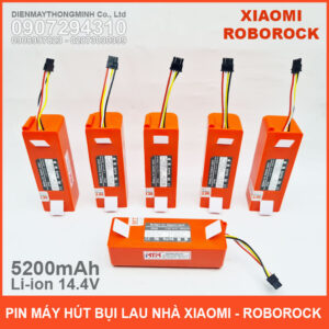 Pin robot hút bụi Xiaomi Roborock S5 S6 S7 Seri - 14.4V 5200mAh 20