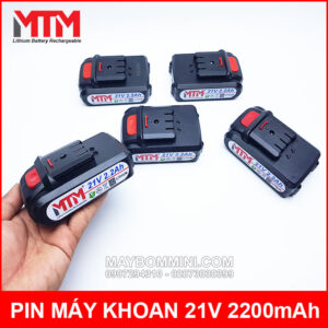 Pin máy khoan bắn vít cầm tay 21V 2200mAh MTM chuẩn C 16