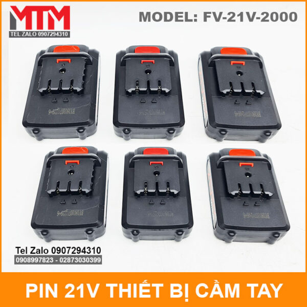 Pin 21V 2000mah 5 cell thiết bị cầm tay 8