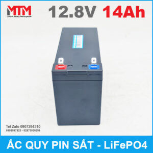 Bình ắc quy pin sắt LiFePo4 12V 14Ah 30A 12