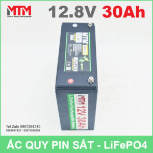 Bình ắc quy pin sắt LiFePo4 12V 30Ah 30A 12