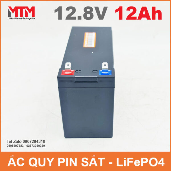 Bình ắc quy pin sắt LiFePo4 12V 12Ah 30A 9