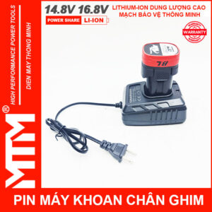 Pin máy khoan bắt vít 16.8V 2.5Ah 4 cell chuẩn khe chân ghim - Cell EVE 12C 30A 20