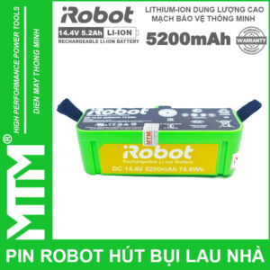 Pin robot hút bụi iRobot Roomba Seri - 14.4V 5200mAh new 14