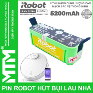 Pin robot hút bụi iRobot Roomba Seri - 14.4V 5200mAh new 17