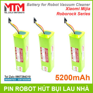 Pin robot hút bụi lau nhà Xiaomi Mijia Roborock Series - 14.4V 5200mAh 15