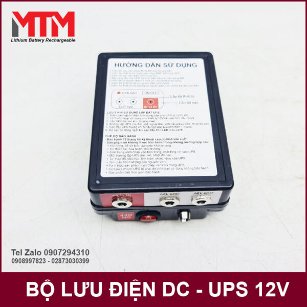 Bộ lưu điện cho camera wifi modem đèn DC 12V 15600mAh MTM 6