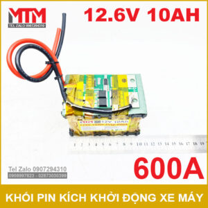 Khối pin kích khởi động xe máy 12.6V 10Ah 600A 3S MTM 18