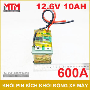 Khối pin kích khởi động xe máy 12.6V 10Ah 600A 3S MTM 19