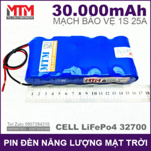 Pin đèn năng lượng mặt trời 3.2V 30Ah MTM 17