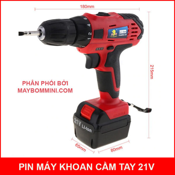 Pin máy khoan súng bắn vít 21V 1.5Ah 9