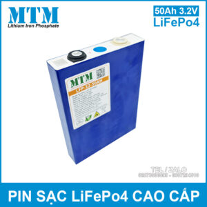 Pin sắt LiFePo4 3.2V 50Ah MTM 10